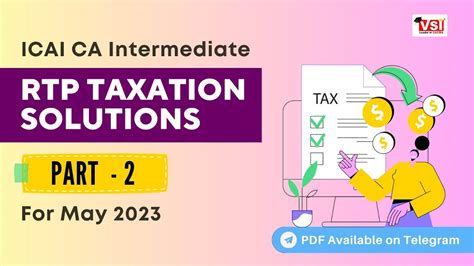 CA Intermediate Taxation GST RTP May 2023 Part 2 YouTube