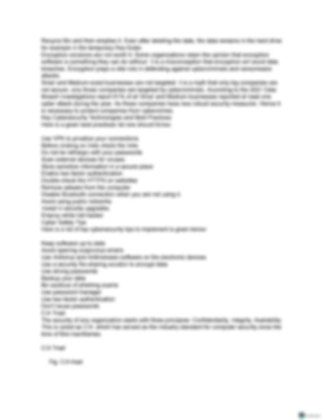 SOLUTION: Why cyber security is important and types of cyber security