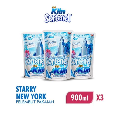 Jual Soklin Softener Pelembut Dan Pewangi Pakaian Biru Starry New York