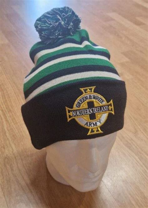 Ni Striped Bobble Hat Victor Stewart Enterprises