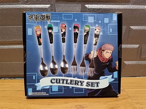 Jujutsu Kaisen Cutlery Set Hobbies Toys Toys Games On Carousell