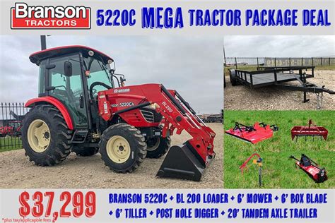 Branson Tractor Package Deals Big Tex Tractor Co