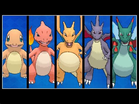 Shiny Charmander Evolution