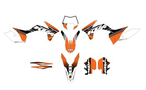 Kit déco KTM EXC EXC F 2012 2013 Origine 2 Kitdeco moto fr