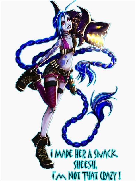 Jinx Sticker By Teodosija Redbubble