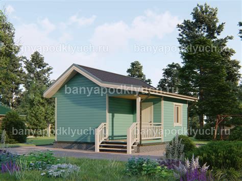 Баня каркасная 6 на 6 м - 31.5 кв.м купить в Рязани от 459079 руб ...