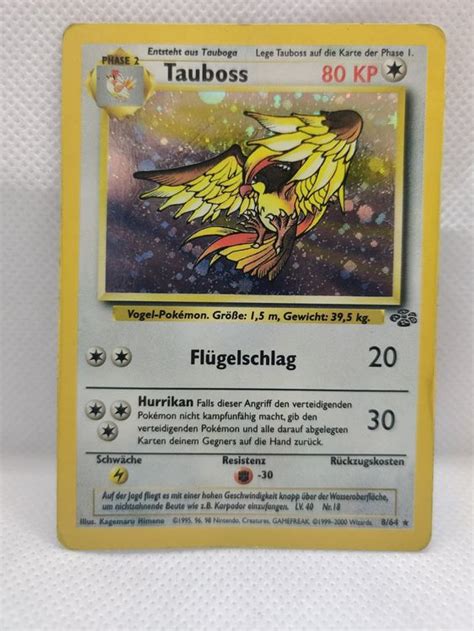 Tauboss Dschungel Jungle Set Pokemon Karte Holo Tcg Kaufen Auf