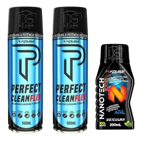 Kit 2 Perfect Clean Flex 1 Nanotech 1000 Koube Parcelamento Sem Juros