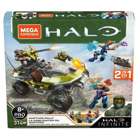 Set De Construcción Mega Construx Halo Warthog Chase Walmart