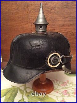 Casque à pointe prussien mod troupe 1915 spike helmet Pickelhaube