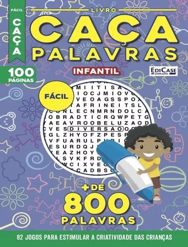 Caca Palavras Infantil 46 Facil MercadoLivre