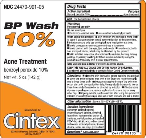 BP WASH Benzoyl Peroxide Emulsion