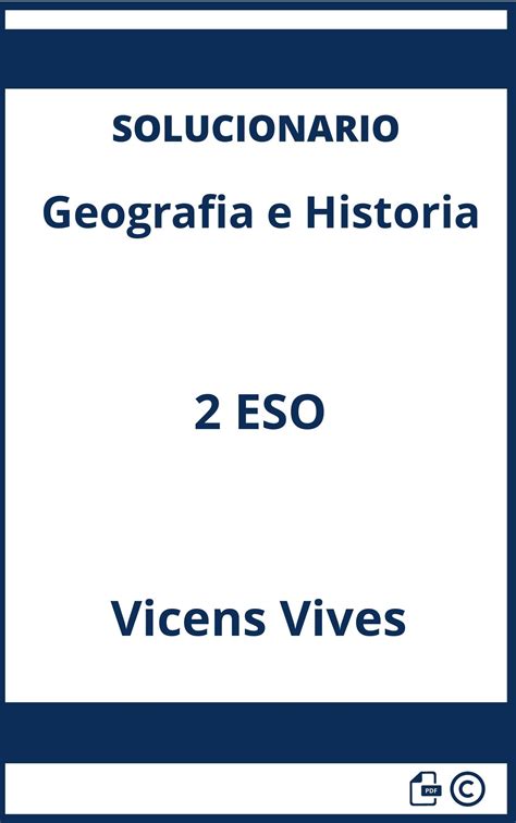 Solucionario Geografia E Historia 2 ESO Vicens Vives Descargar