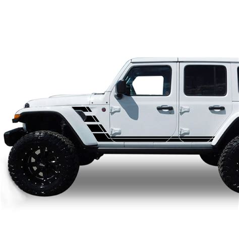 Jl Wrangler Decals Sticker Side Door Stripes 2018 Present