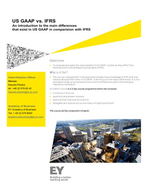 International Gaap The Global Perspective On Ifrs Ey Off