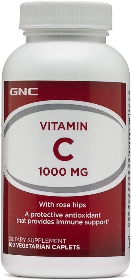 Amazon GNC Vitamin C 1000 MG 100 Vegetarian Caplets Health