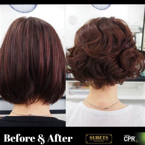 Awasome Short Hair Perm Before And After References - Organicic