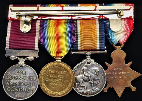 Aberdeen Medals A Senior Non Commissioned Officer S Great War