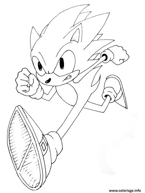 Coloriage Sonic 38 Dessin Sonic à imprimer