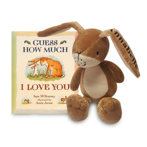 Personalised Guess How Much I Love You Book And Soft Toy Set The T