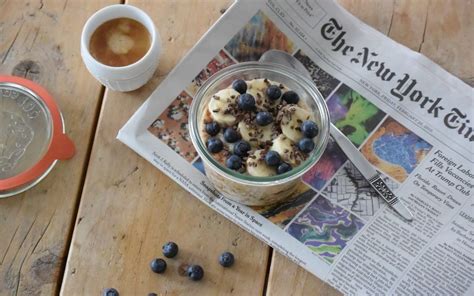 Overnight Oats Met Blauwe Bessen Puur Suzanne Vega And Vegan Recepten