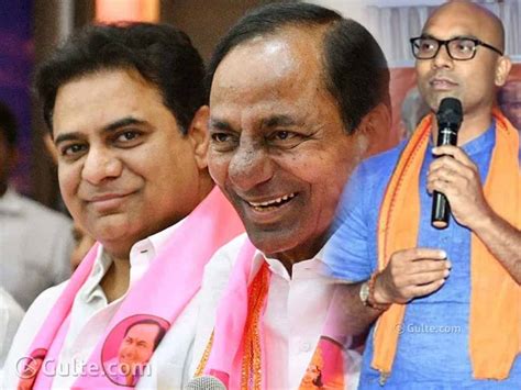 Kcr Stayed Back In Delhi To Save Ktr Kcr And Ktr