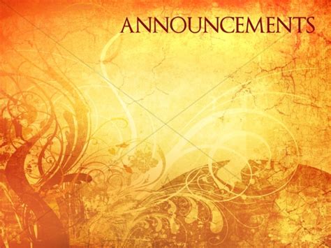 Church Announcements, Announcement Backgrounds - Sharefaith