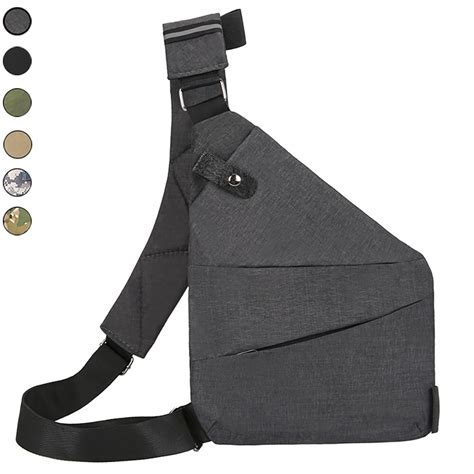 Bolso de pecho táctico militar bolsa de pistola oculta bolso