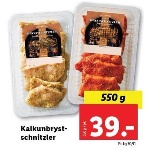 Kalkunbrystschnitzler Tilbud Hos Lidl