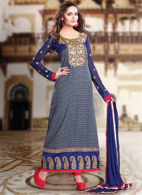 Latest Indian Ethnic Wear Dresses & Stylish Suits Formal Collection for ...