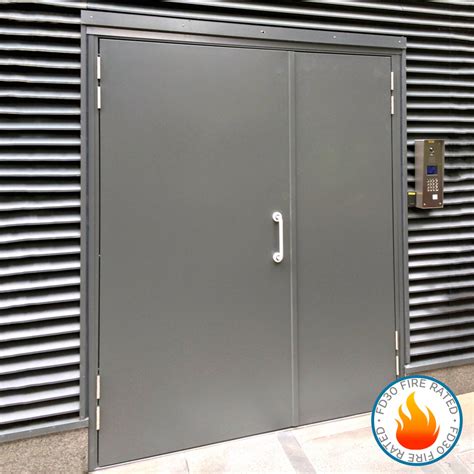 Fire Rated Double Doors | Latham's Steel Doors