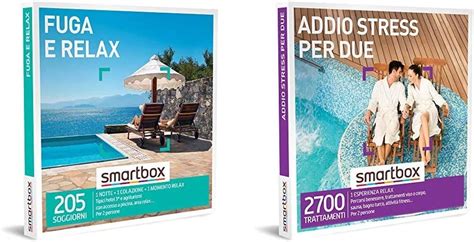 Smartbox Cofanetto Regalo Fuga E Relax Idee Regalo 1 Notte Con