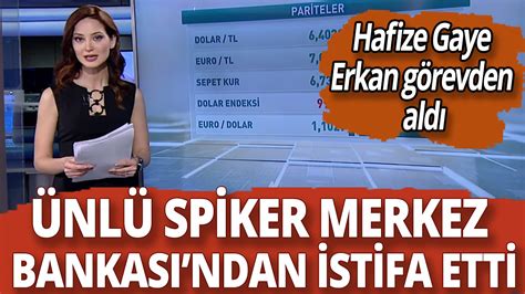 Merkez Bankası ndan istifa etti Hafize Gaye Erkan görevden almıştı