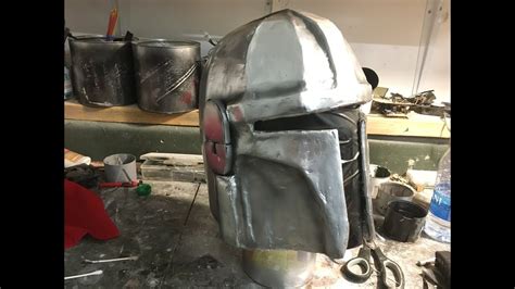 How To Make The Mandalorians Helmetthe Mandalorian Youtube