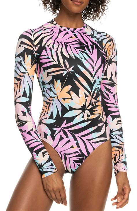 Roxy Active One Piece Rashguard Swimsuit Editorialist