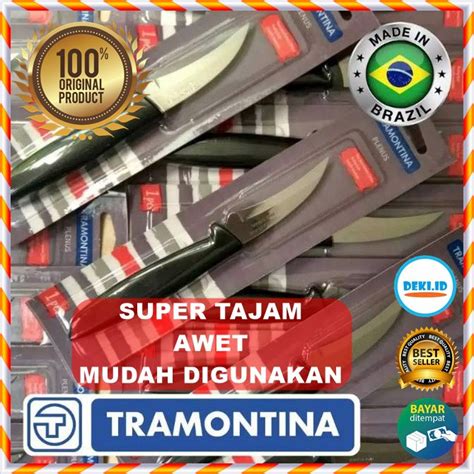 Jual Tramontina Pisau Grafting Okulasi Saku Stek Ukir Cangkok Ranting