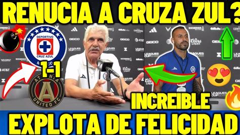 TUCA RENUNCIA A CRUZ AZUL Esto Dijo En Conferencia De Prensa