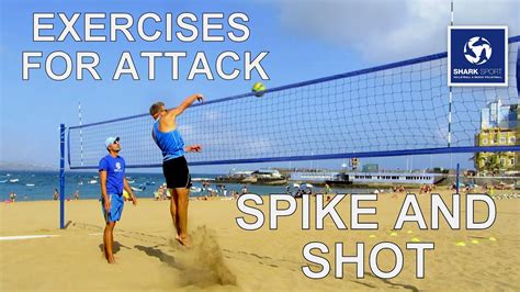 Beach Volleyball Exercises Drills For Training Attack Spike Shot