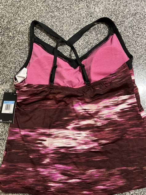 Nike Swimwear Womens Tie Dye Tankini Top Separate Space Dye Medium