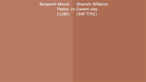 Benjamin Moore Patina Vs Sherwin Williams Cavern Clay Sw