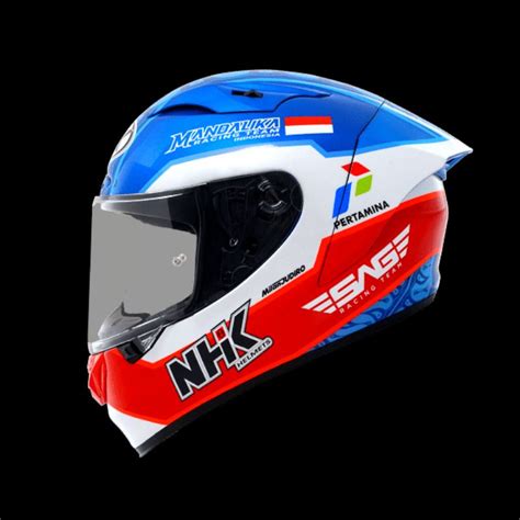 Jual NHK GP R Tech Street Mandalika Racing Original Helm Full Face