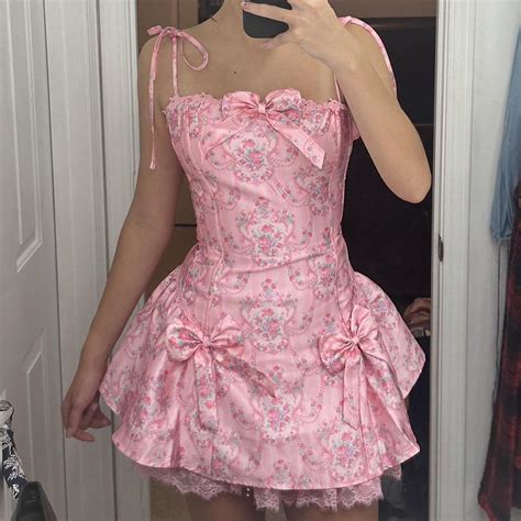 Brand New Pink Dolls Kill Dress With Tags Im 58” Depop