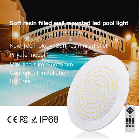 Huaxia Ultra Thin Soft Resin Filled 24W LED Underwater Swimming Pool