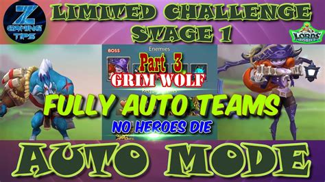 Grim Wolf Limited Challenge Stage 1 Bloodlust Stage 1 2 Fully Auto