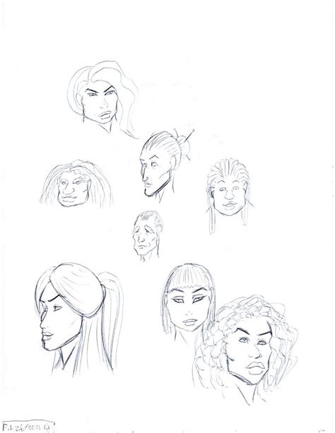 Feb 26 Faces Practice By Obsidianorder On Deviantart