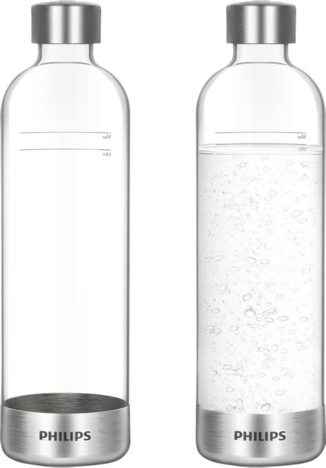 Sodastream 1 Litre Single Fuse Metal Bottle Silver Home