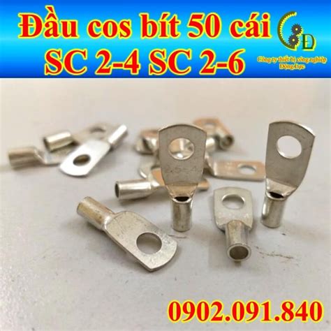 đầu cos bít trần SC 2 5 4 SC 2 5 6 10cáiVIPcosse bích bằng đồng cốt