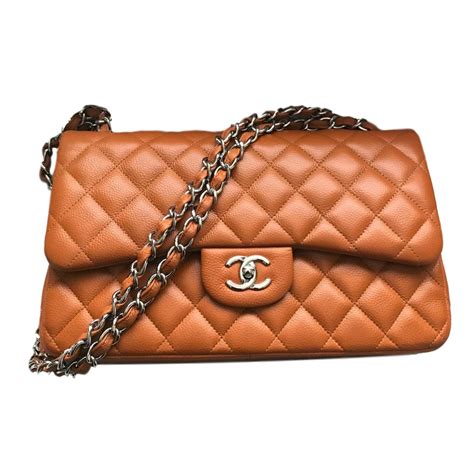 Chanel Jumbo Timeless Classic Lined Flap Bag Caviar Leather Rich