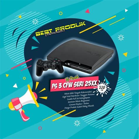 Jual Playstation 3 SLIM Sony PS3 SLIM 320gb CFW 1 Stick PROMO Di Lapak