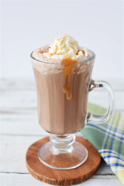 Easy Salted Caramel Mocha Drink Recipe Yummy Topping